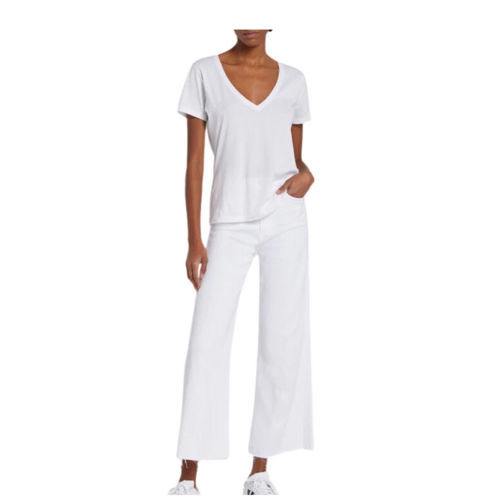 Wide-Leg cropped jeans